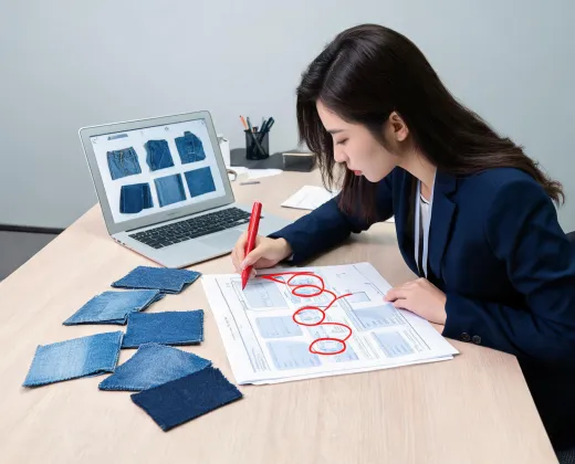 Sourcing manager checking evidence gaps