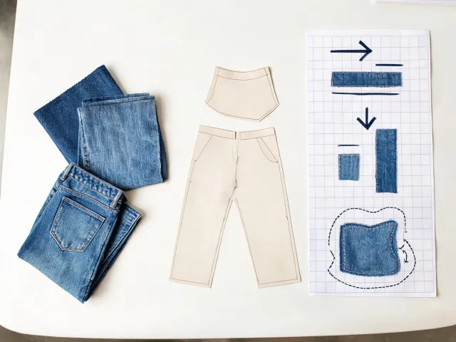 Mobility denim bottoms pattern session